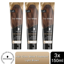 Load image into Gallery viewer, Schwarzkopf Hair Gloss Shine Light Brown, Beige Blonde &amp; Cacao Brown, 150ml