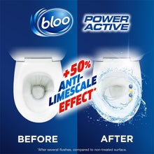 Load image into Gallery viewer, Bloo Toilet Rim Blocks Colour Active+ Lemon for Anti-Limescale Effect, 6 Pack