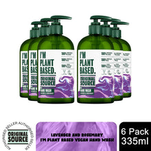 Load image into Gallery viewer, Original Source Hand Wash I'm Plant Based Lavender and Rosemary 335ml, 6 Pack