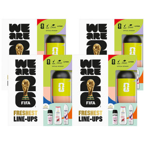 Freshest Line-Ups FIFA Gift Set for Her Body Wash, Spray & Water Bottle
