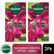 Load image into Gallery viewer, RADOX Feel Radiant Collection Gift Set 3 piece, Choose your pack 1,2,3 or 4