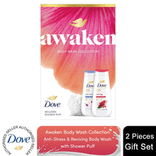Load image into Gallery viewer, Dove Awaken Duo Advance Gift Set with Revive &amp; Anti Stress Bodywash 225ml