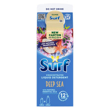 Load image into Gallery viewer, Surf Laundry Liquid Detergent Deep Sea 24 Washes Fabric Stain Removal 648ml, 6pk
