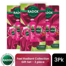 Load image into Gallery viewer, RADOX Feel Radiant Collection Gift Set 3 piece, Choose your pack 1,2,3 or 4