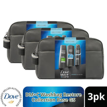Load image into Gallery viewer, Dove Men+Care Restore Washbag Essentials Gift Set, Choose Pack Size 1,2,3 or 4