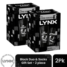 Load image into Gallery viewer, Lynx Black Duo &amp; Socks Gift Set 2 piece, Choose your pack 1,2,3 or 4