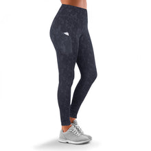 Load image into Gallery viewer, Women's Workout Leggings Highwaist with Side Pockets &amp; Camo Print, Grey-Size 6