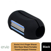 Load image into Gallery viewer, Envie 2-in-1 Travel Finger Razor Mini Shaver &amp; Portable Toothbrush Cover
