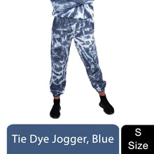 Load image into Gallery viewer, Wellworth Blue Tie Dye Womens Joggers Soft Casual Everyday Loungewear Bottoms S