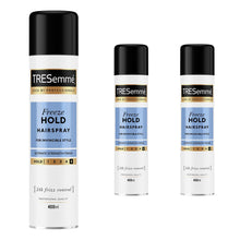 Load image into Gallery viewer, 3 Pack of 400ml Each Tresemme Professionals 24 H Frizz Control Hairspray