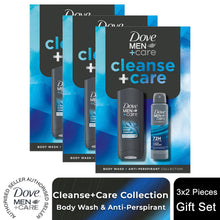 Load image into Gallery viewer, Dove Men+Care Gift Set Cleanse+Care Duo Bodywash &amp; Advanced Antiperspirant