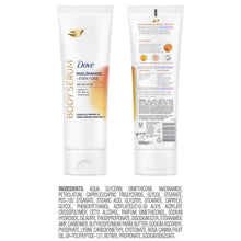 Load image into Gallery viewer, Dove Niacinamide Even Tone Body Serum 200ml 6 Pack, Vitamin C for Dark Spots