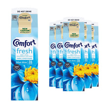 Load image into Gallery viewer, Comfort Blue Skies Fabric Conditioner 31 Washes Long-Lasting Freshness 930ml,6pk
