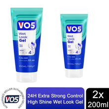 Load image into Gallery viewer, 2x of 200ml Wet Look Gel HighShine 24H ExtraStrong Control Slick Polished Effect