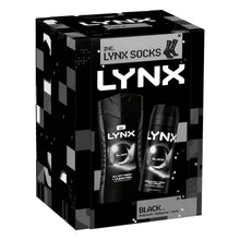 Load image into Gallery viewer, Lynx Black Duo &amp; Socks Gift Set 2 piece, Choose your pack 1,2,3 or 4
