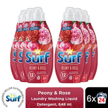 Load image into Gallery viewer, Surf Laundry Washing Liquid Detergent Peony &amp; Rose 3.89 Litre, 144 Washes