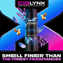 Load image into Gallery viewer, Lynx Fine Fragrance Collection Blue Lavender Body Spray Deodorant 200ml, 6 Pack