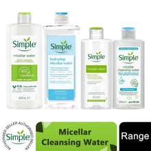 Load image into Gallery viewer, Simple Micellar Cleansing Water Hydrating Makeup Remover, 200ml or 400ml