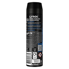 Load image into Gallery viewer, Lynx Fine Fragrance Collection Blue Lavender Body Spray Deodorant 200ml, 6 Pack