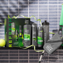 Load image into Gallery viewer, Dove Men+Care Extra Fresh Collection Gift Set for Him with Bottle &amp; Gym Towel