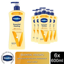 Load image into Gallery viewer, Vaseline Intensive Care Essential Healing Body Lotion, 6x600ml for Dry Skin Care