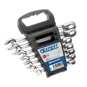 Ratchet Combination Spanner Set, 7 Piece