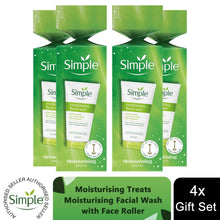 Load image into Gallery viewer, Simple Gift Set Moisturising Treats Skincare Face Wash 150ml Gentle Care Set