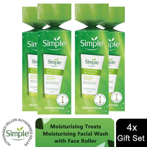 Simple Gift Set Moisturising Treats Skincare Face Wash 150ml Gentle Care Set