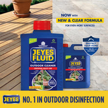 Load image into Gallery viewer, Jeyes Fluid Outdoor Cleaner &amp; Disinfectant &amp; Unblocker 1 Litre