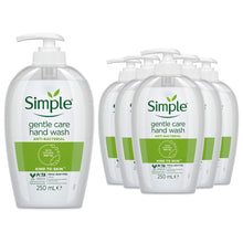 Load image into Gallery viewer, Simple Kind to Skin Gentle Care Hand Wash Anti-Bacterial - 250ml, 3 or 6 Pack