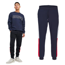 Load image into Gallery viewer, Jack &amp; Jones Jwhwill Logo Navy Blazer Mens Fleece Joggers Sweatpants Trousers XL