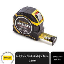 Load image into Gallery viewer, STANLEY PRO AUTOLOCK TAPE 8M/26FT