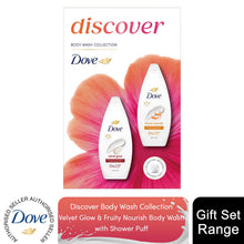 Load image into Gallery viewer, Dove Discover Duo Gift Set-Fruity Nourish &amp; Silky Velvet Moisturising Bodywash