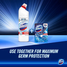 Load image into Gallery viewer, Domestos Thick Bleach White &amp; Sparkle Disinfectant Multi-Purpose Cleaner,6x750ml