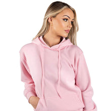 Load image into Gallery viewer, Wellworth Womens Baby Pink Hoodie Size M Soft Cozy Loungewear Pullover