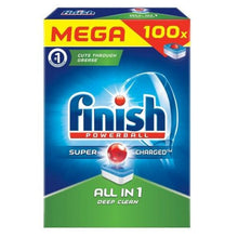 Load image into Gallery viewer, Finish All-in-1 Deep Clean Dishwasher Tablets, 100's + Dishwasher Cleaner, 250ml