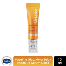 Load image into Gallery viewer, Vaseline Lip Gloss Serum Juicy Peach 10ml SPF15 Plumping Non Sticky Care
