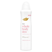 Load image into Gallery viewer, Dove Whole Body Odour Protection Deodorant Spray Raspberry &amp; Rose 150ml, 6 Pack