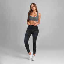 Load image into Gallery viewer, Women's Leggings Highwaist Printed Stretchable Comfy Sportswear, Black Print- Size 12
