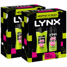 Load image into Gallery viewer, LYNX Epic Fresh Duo Gift Set 2 piece for Men, Choose Your Pack Size 1,2,3 or 4