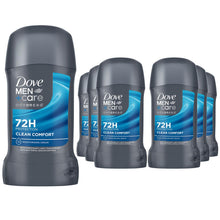 Load image into Gallery viewer, Dove Men+Care Advanced Anti-Perspirant Deodorant Stick Clean Comfort 50ml, 6 Pk
