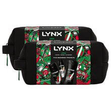 Load image into Gallery viewer, Lynx Africa THE TRIFECTA Bath &amp; Body 3 Pieces Gift Set for Him with Washbag