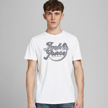 Load image into Gallery viewer, Jack &amp; Jones Jorbrians Tshirt Crew Neck Fst - White - Size S