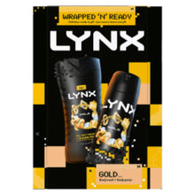 Load image into Gallery viewer, LYNX Gold Duo Gift Set 2 piece, Choose your pack 1,2,3 or 4