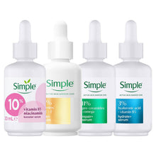 Load image into Gallery viewer, Simple Face Serums Set 30ml - Repair+, Glow+, Niacinamide, Hydrate+ (1 or 3 Pk)