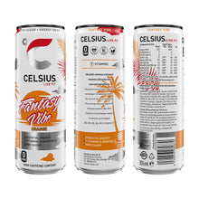 Load image into Gallery viewer, Celsius Live Fit Sparkling Energy Drink Fantasy Vibe with Zero Sugar 355ml, 12Pk