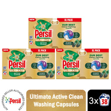 Load image into Gallery viewer, Persil XL Ultimate Washing Capsules Active Clean Stain Removal 38 Washes, 3 Pack