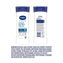 Load image into Gallery viewer, Vaseline Expert Care Body Lotion Instant Dry Skin Rescue Hydrating 400ml, 12 Pack