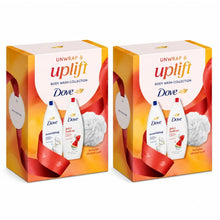 Load image into Gallery viewer, DOVE Unwrap &amp; Uplift Body Wash Gift Set 2 piece, Choose your pack 1,2,3 or 4