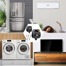 Load image into Gallery viewer, Faithfull FPPPLUG13R 230V 13Amp 3-Pin Plug with Nylon Base &amp; Cover Cap, Black